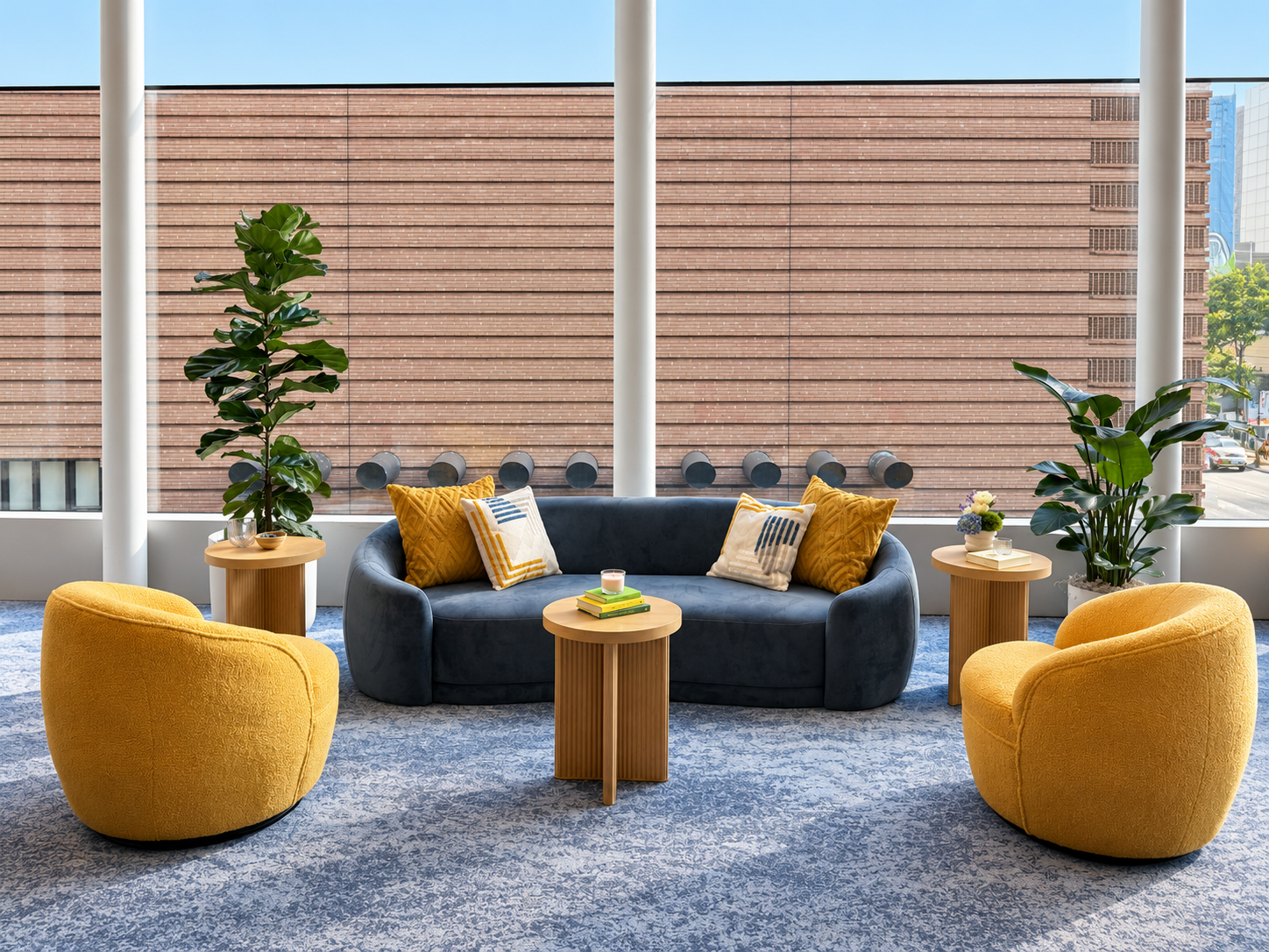St. Regis Dreamforce lounge in soft daylight